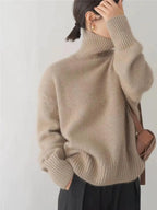Women’s Turtleneck Knit Sweater Long Sleeve