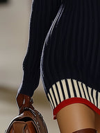 Women’s Turtleneck Long Sleeve Dress Mini