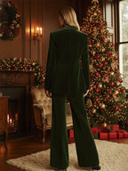 Women’s Two Piece Suit Wide Leg