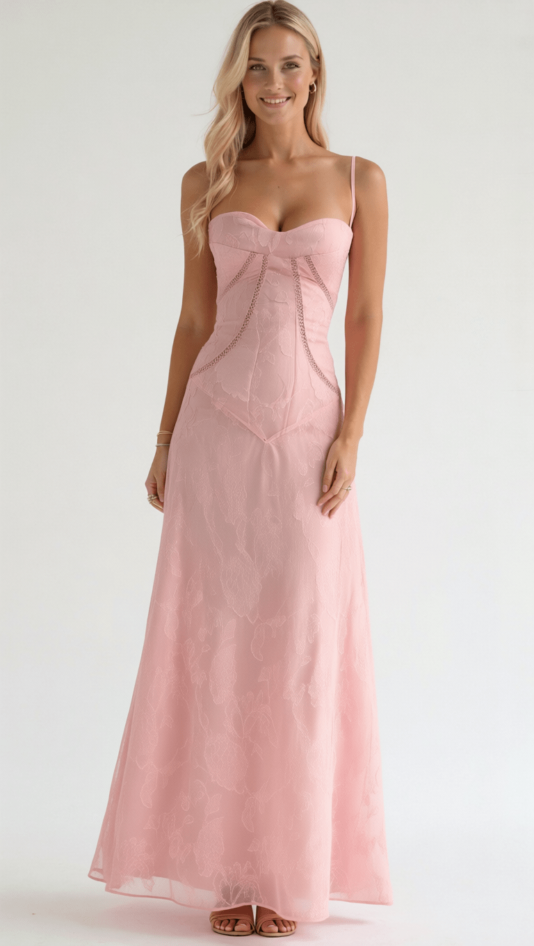 Women’s Wedding Guest Maxi Dress Sleeveless