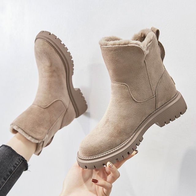 Women’s Winter Ankle Boots Side Zip