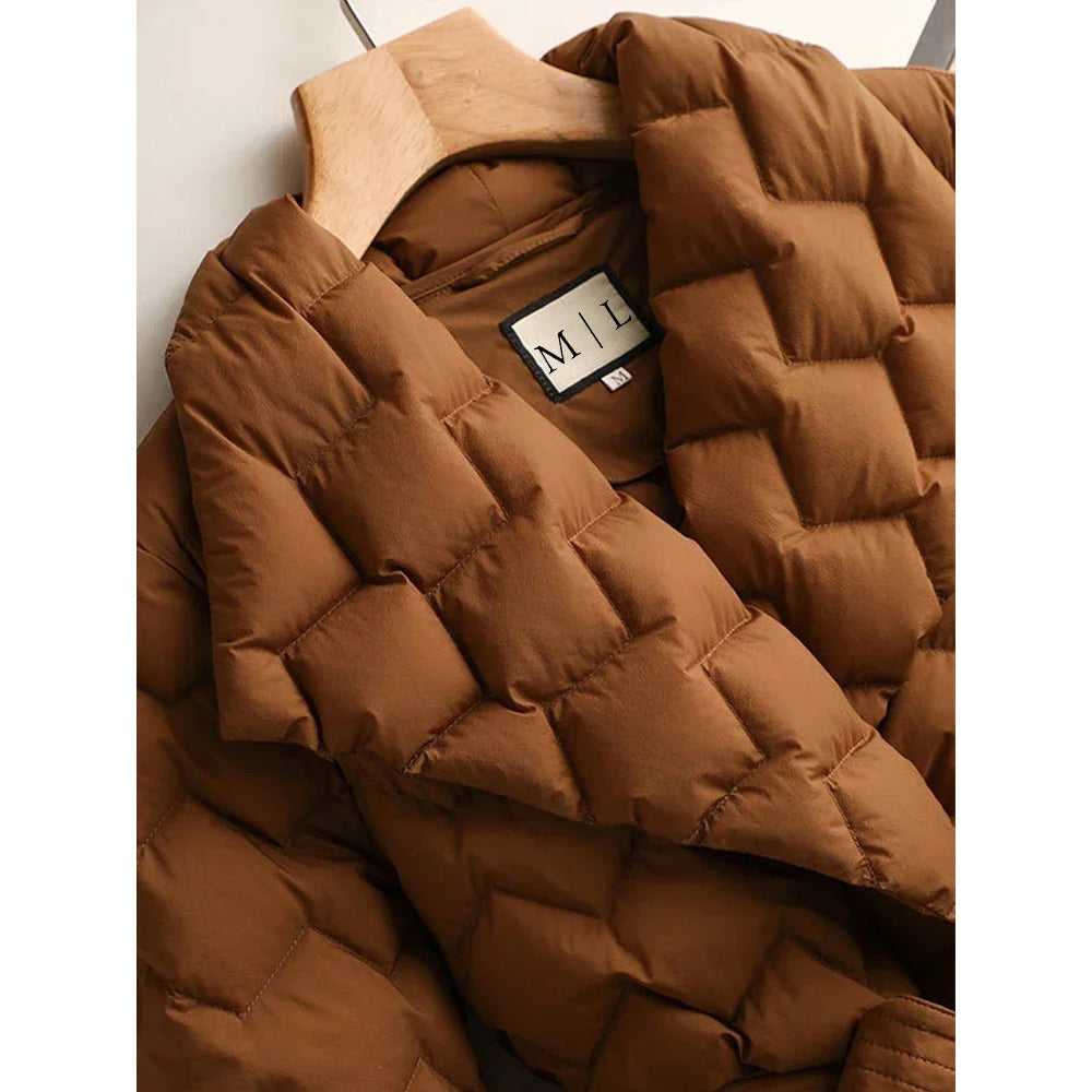 Women’s Winter Belted Puffer Jacket