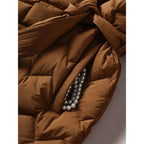Women’s Winter Belted Puffer Jacket