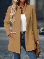 Women’s Winter Blazer with Buttons