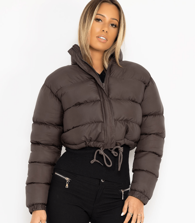 Women’s Winter Cropped Puffer Jacket