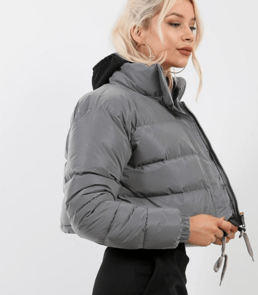 Women’s Winter Cropped Puffer Jacket