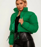 Women’s Winter Cropped Puffer Jacket