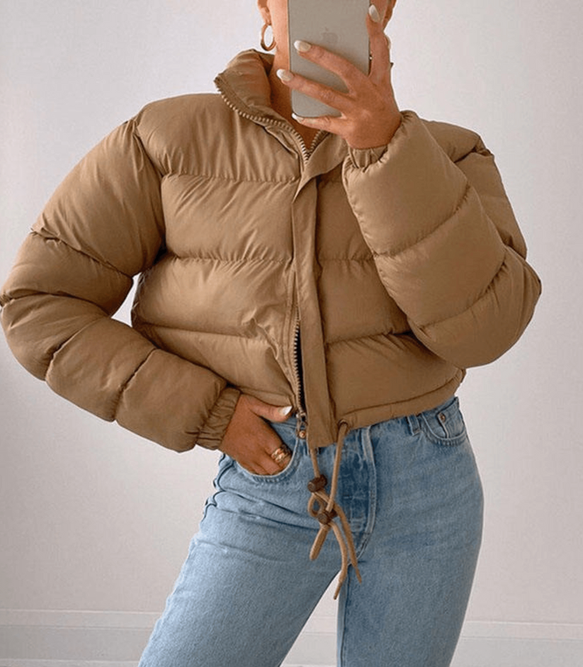 Women’s Winter Cropped Puffer Jacket