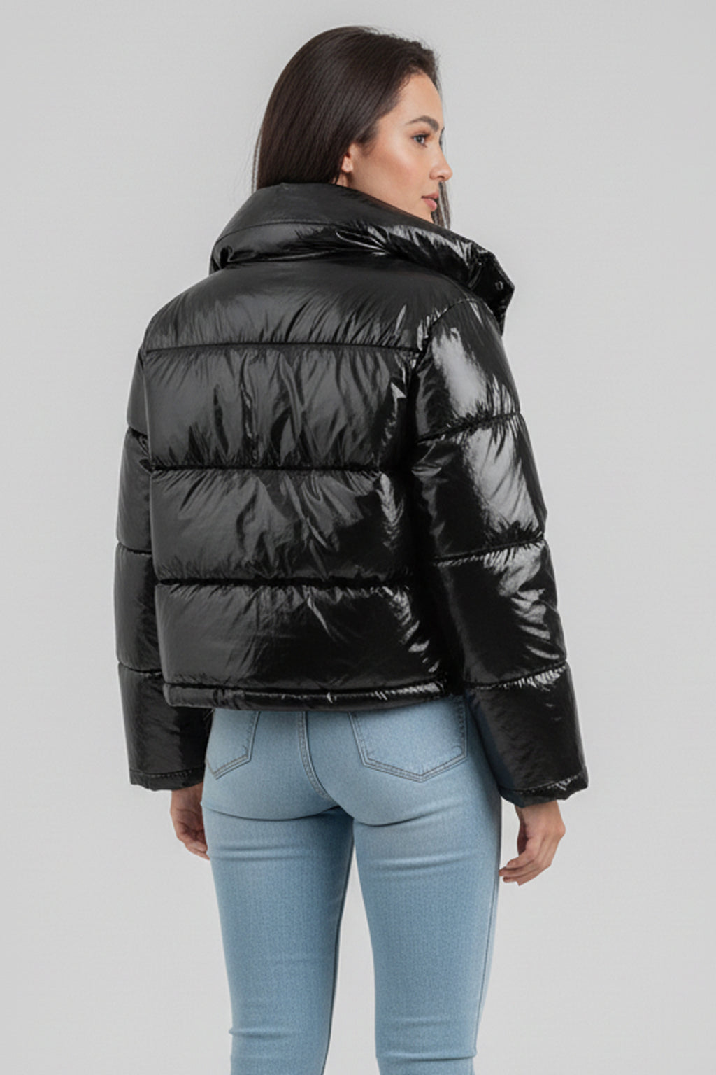 Women’s Winter Cropped Puffer Jacket