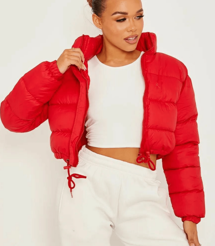 Women’s Winter Cropped Puffer Jacket