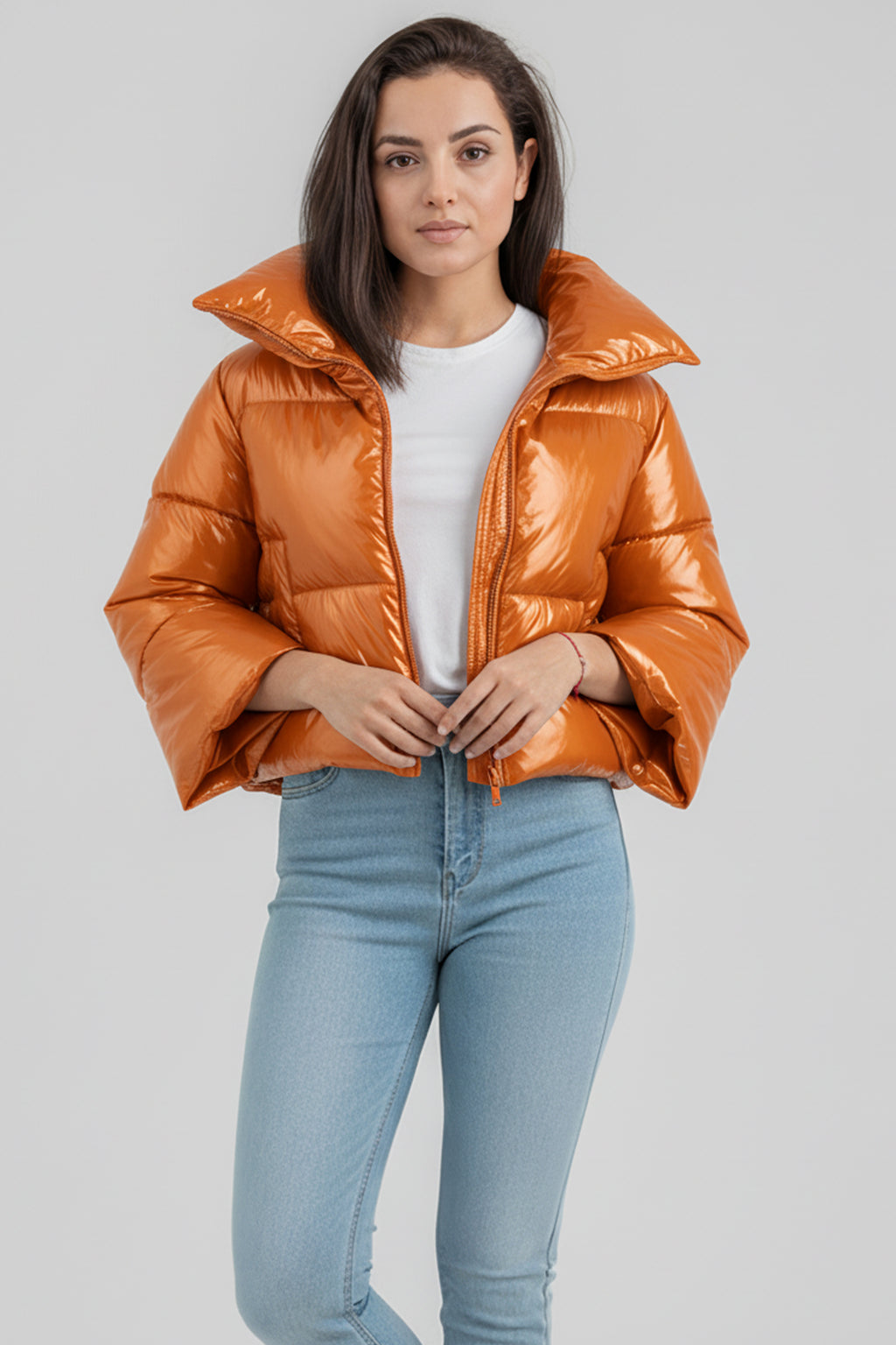 Women’s Winter Cropped Puffer Jacket
