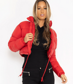 Women’s Winter Cropped Puffer Jacket