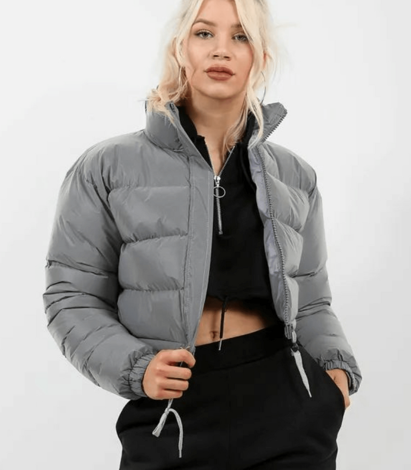 Women’s Winter Cropped Puffer Jacket