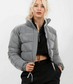 Women’s Winter Cropped Puffer Jacket