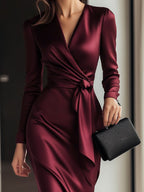 Women’s Wrap Dress Maxi