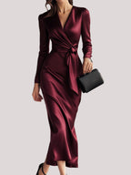 Women’s Wrap Dress Maxi