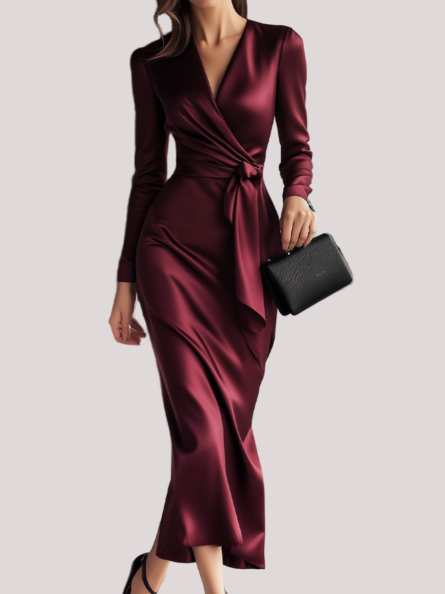 Women’s Wrap Dress Maxi