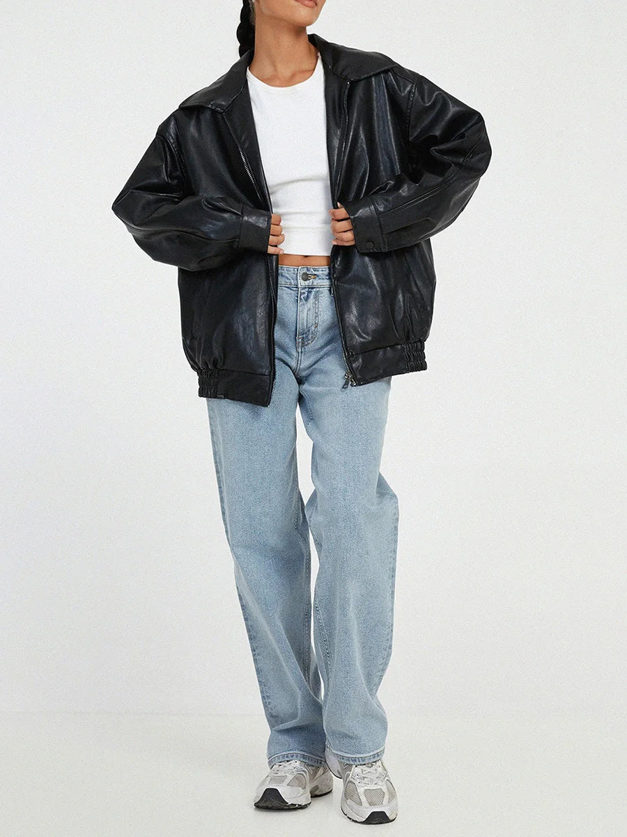 Women’s Zip Up Bomber Jacket