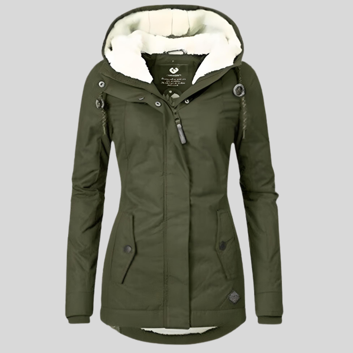 Women’s Zip Up Puffer Jacket Hooded